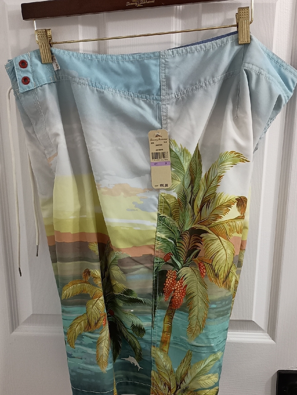 TOMMY BAHAMA Mens Swim Shorts SZ 38 New